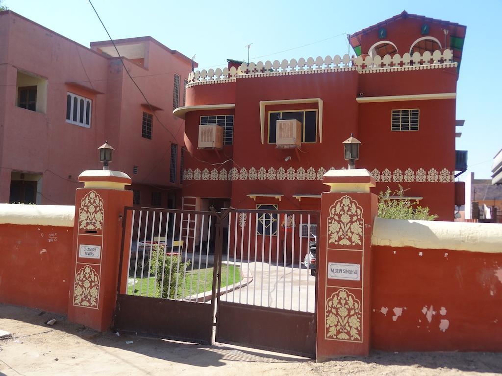 Chandra Niwas Guest House Bikaner Eksteriør billede