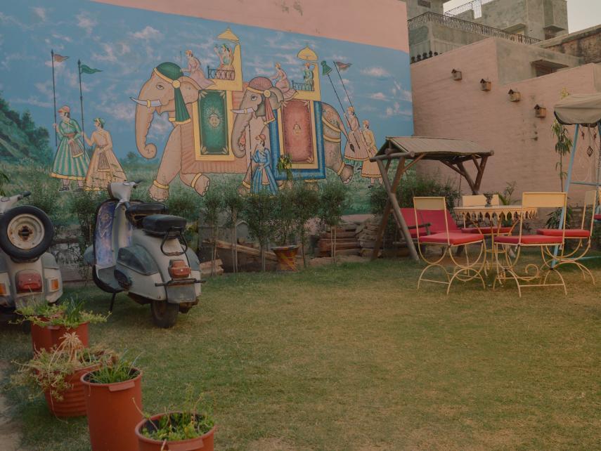 Chandra Niwas Guest House Bikaner Eksteriør billede